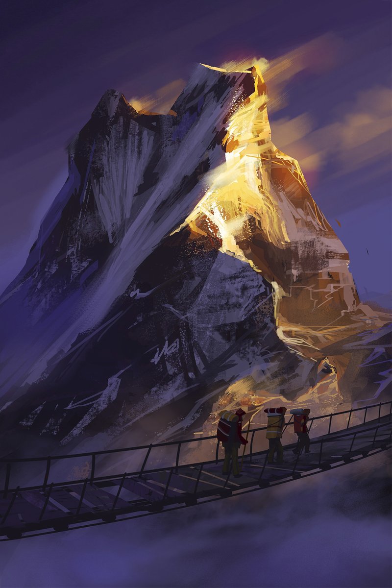 Man, i do love painting mountains