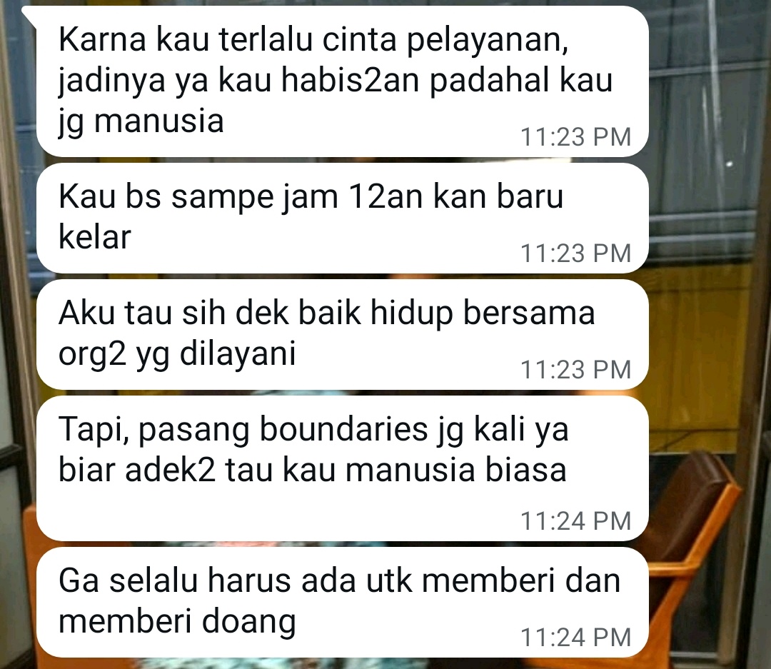 gnade_ntsya's tweet photo. kerasa sih pekerjaan penuh waktu ini emg membutuhkan effort https://t.co/1GNoVB3DEk