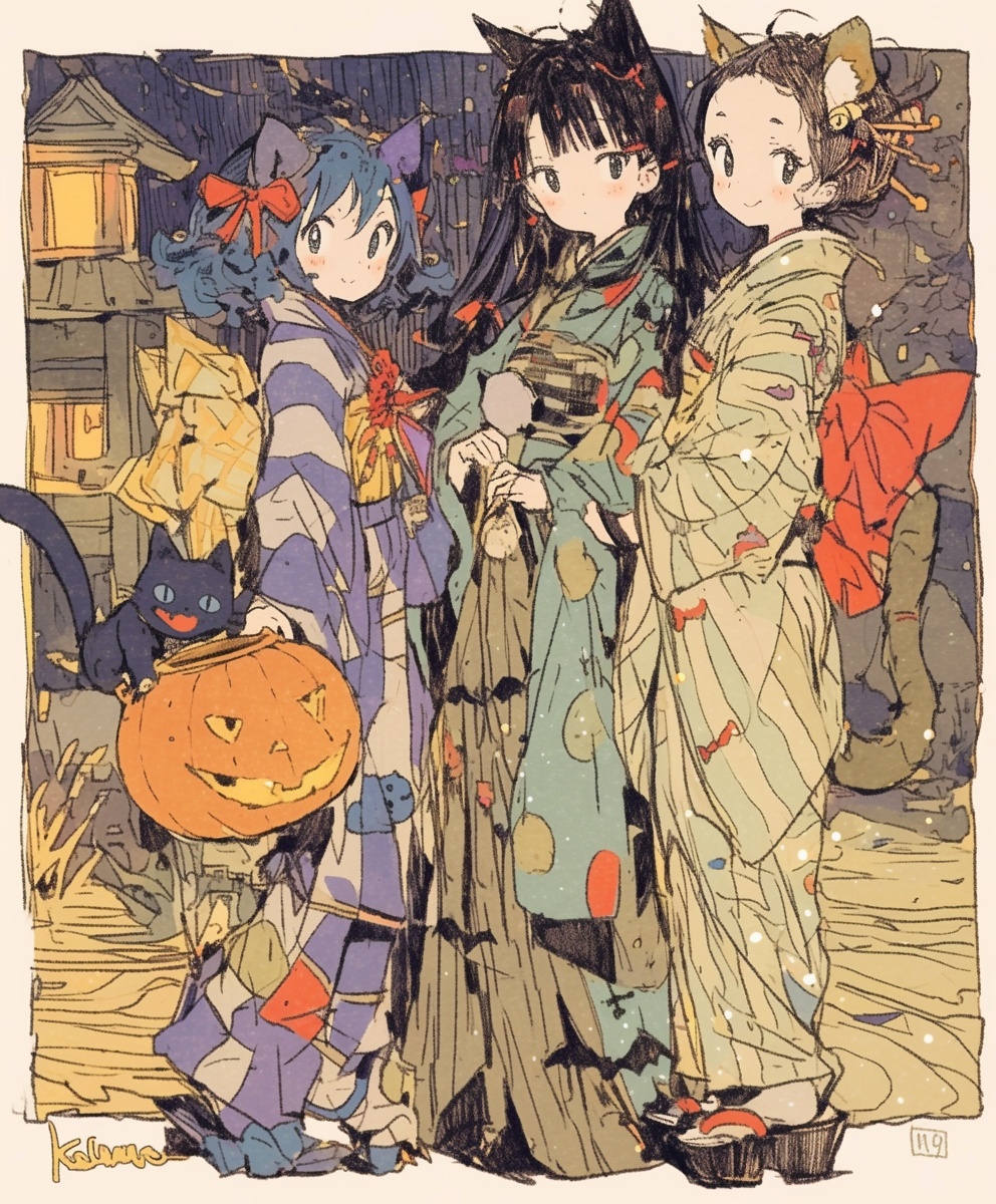 StudioNoGimmick's tweet image. 和ロウィン🎃
#ハロウィン