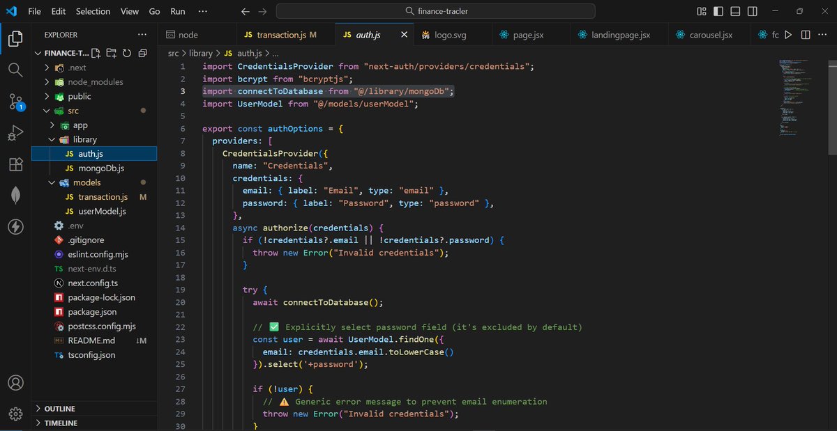 ankitpatel_og's tweet image. 🚀 Started building CoinTrak — a personal expense tracker, visualizes your spending with clean graphs & insights 💸
✅ Login system done (NextAuth) + mongoDb
✅ Transaction API ready
✅ Landing page live
Next up: interactive charts & budgets 👀
#buildinpublic #Nextjs #CoinTrak