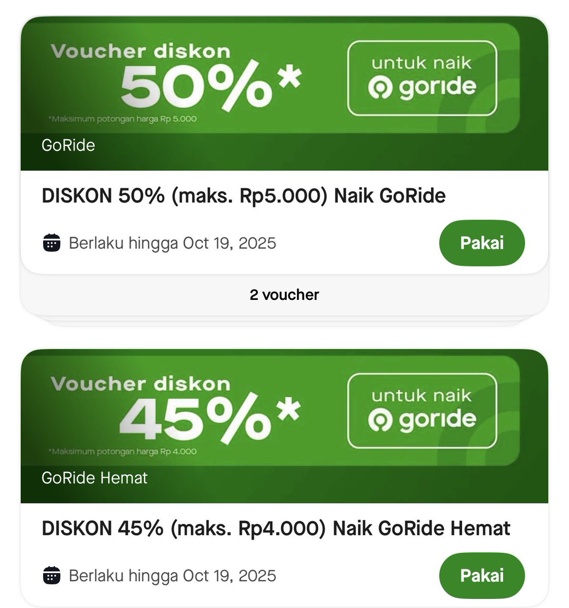 seringsendirian's tweet photo. DEAR @gojekindonesia Tolong kembalikan kode voucher GORIDEAJA kayak dulu 90% atau minimal 70% lah gak papa jangan sampe kayak kemaren cuma 50%. https://t.co/dzHMN2cYgE