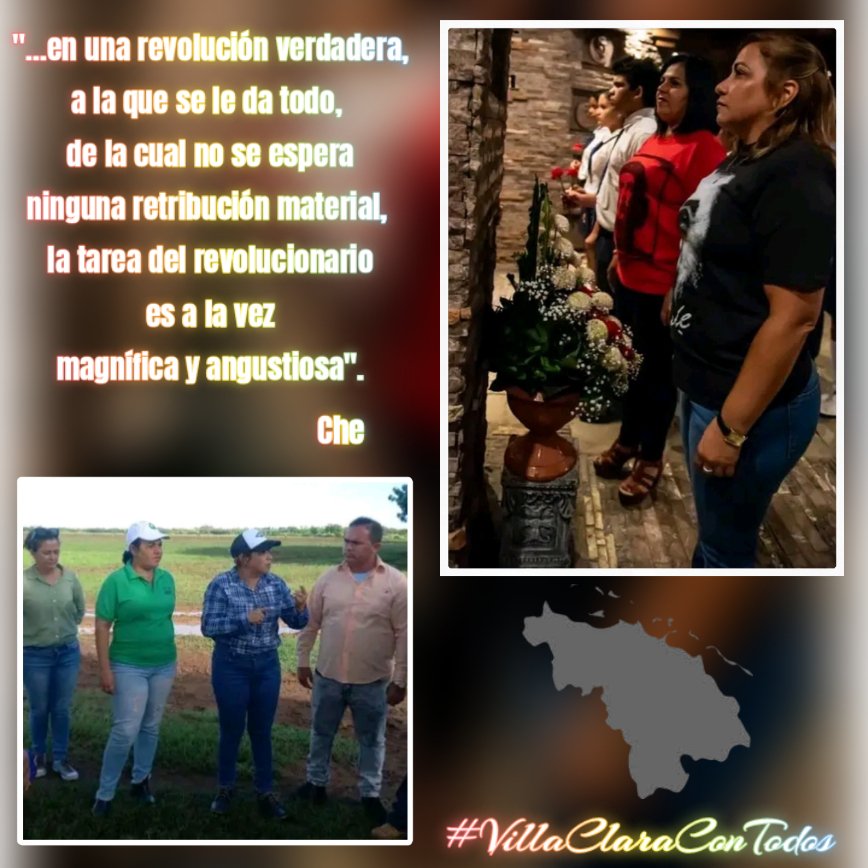 Che_Refuerzo's tweet image. #DestacamentoDeRefuerzo//"...en una revolución verdadera, a la que se le da todo, de la cual no se espera ninguna retribución material, la tarea del revolucionario es a la vez magnífica y angustiosa".
Che
#VillaClaraConTodos
#CheVive