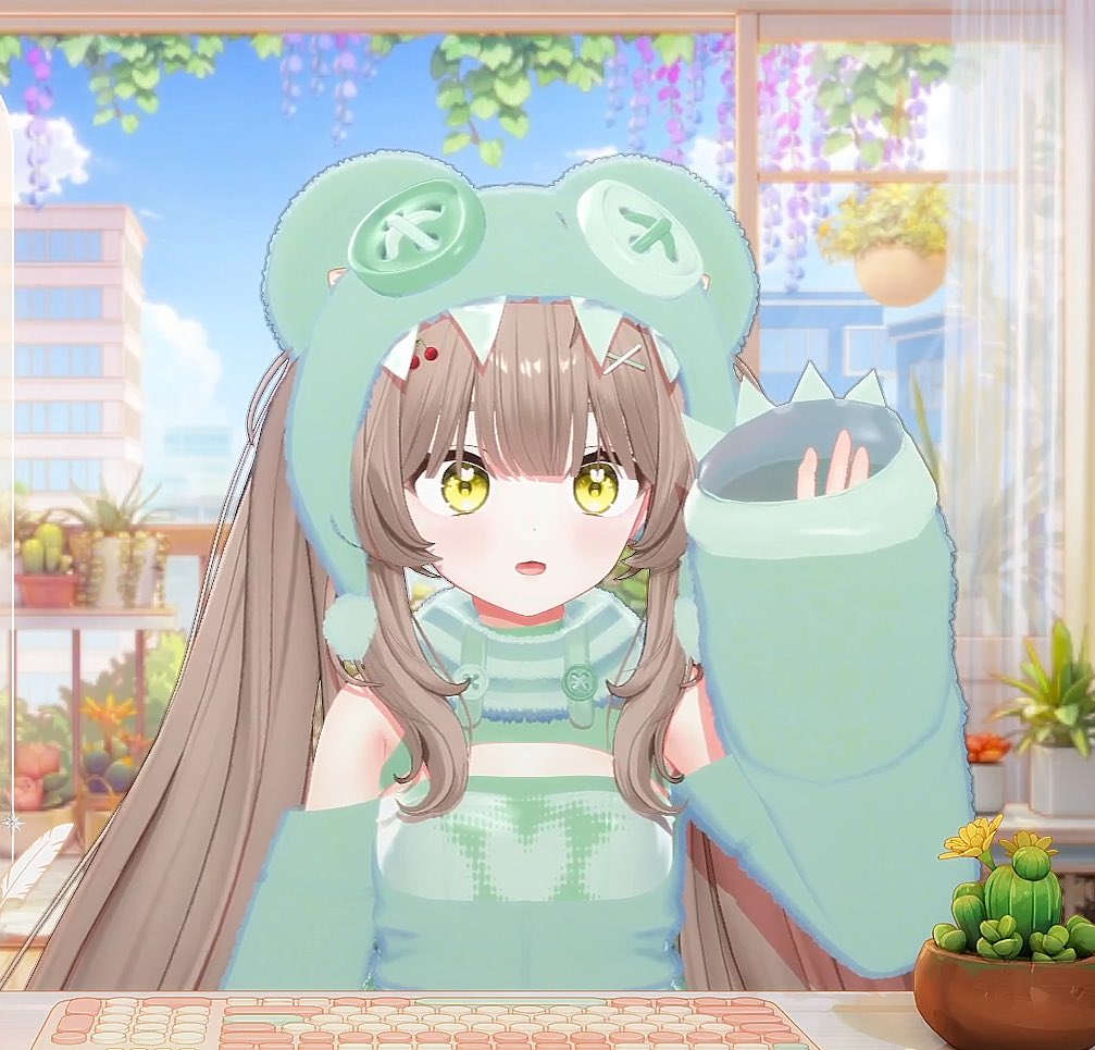 개구리 아니고 민트 곰돌이었다죠 🐻✨