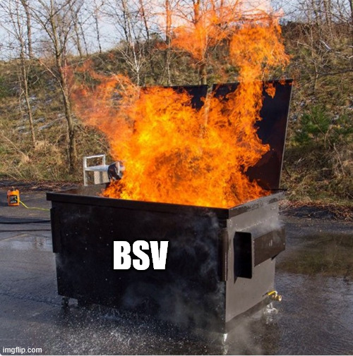 cryptorebel_SV's tweet photo. #BTC-Corecoin has a bunch of spam trash they want to get rid of. Why don't they just order a dumpster to throw it all in and #RelistBSV: https://t.co/V4bN3IPGXk