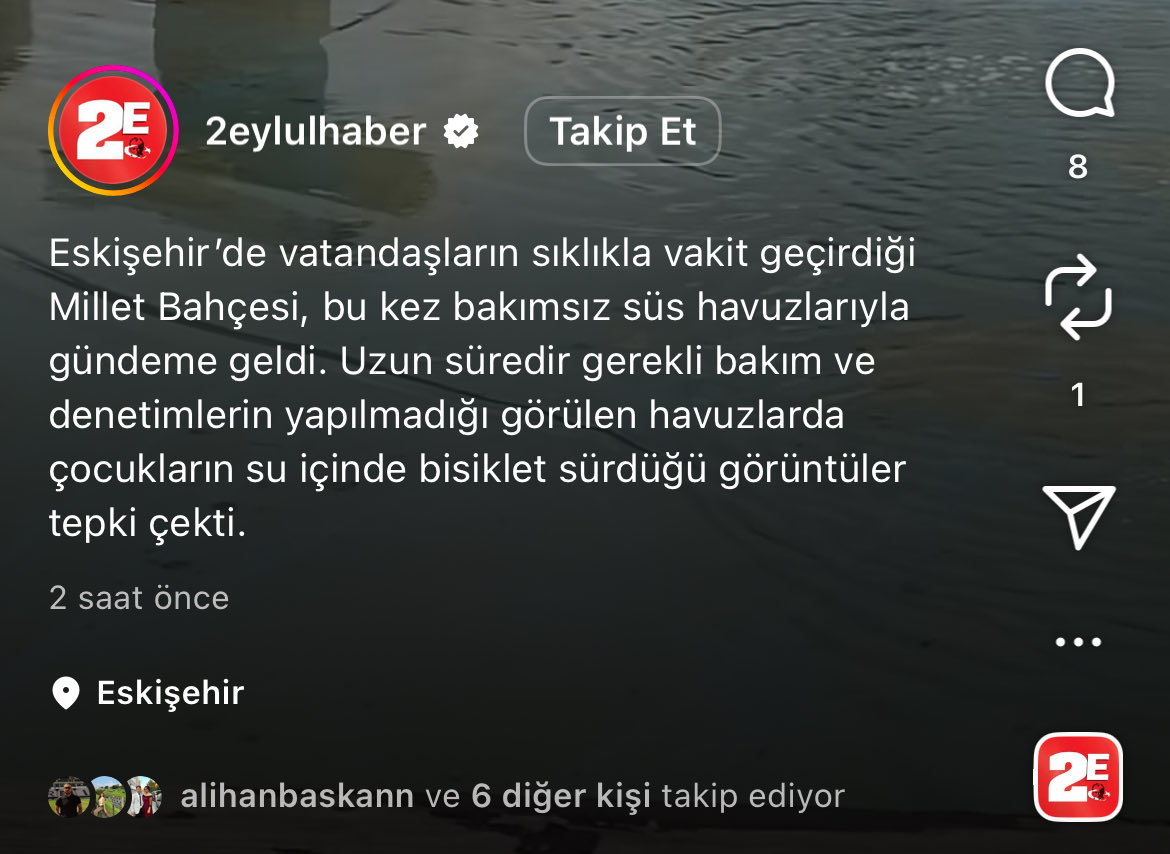 bakamıyosanız bize verin @.eskisehirbelediyesi
