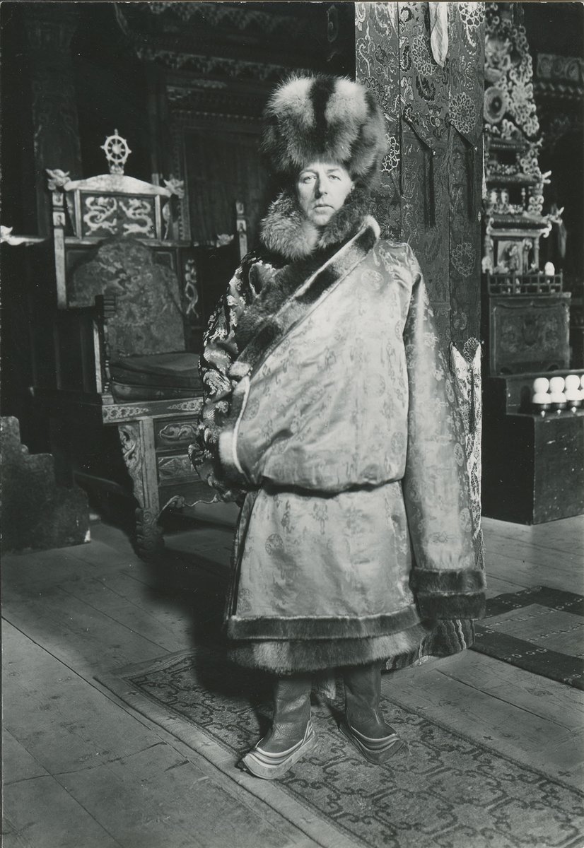 SteppeShaman's tweet image. Joseph Rock was an Austrian explorer who went to the most remote parts of Tibet

Most of the regions he visited remain inaccessible today except by (poor quality) mountain roads

I am currently on an expedition retracing his path from Lijiang to Muli, Eastern Tibet