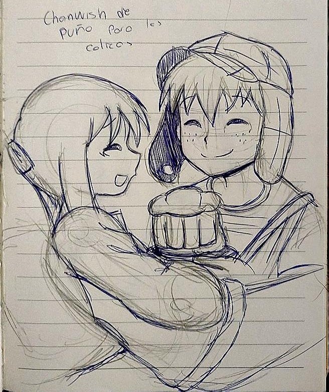 Ayer me imaginé al Chavo haciendole un sándwich para los cólicos a Osaka pq estaba en sus días....
Así que hice un doodlesito
#chavosaka