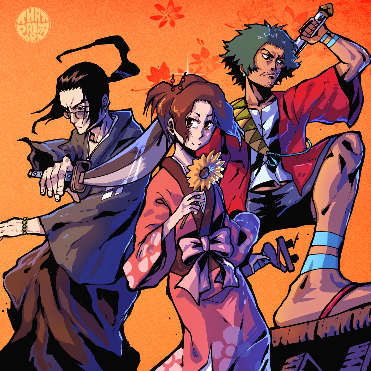 That_Panda_Art's tweet photo. SAMURAI CHAMPLOO 🐓 https://t.co/WHtQEsBlcE