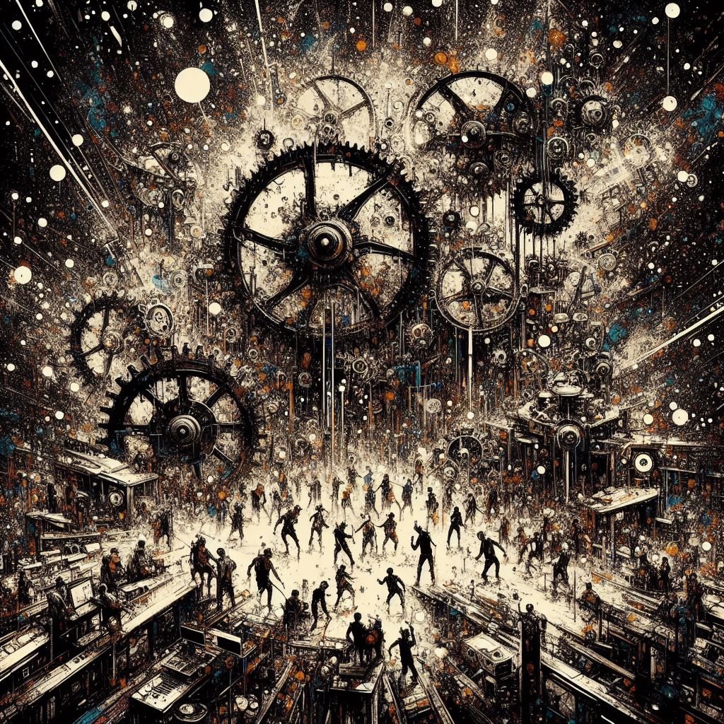 You are presently located INSIDE a vast experiment. A closed system observed and studied.

It was long ago that we had achieved technological sophistication. In fact, the very first thing man made in the Book of Genesis, was a city. We explored our world and built habitations on