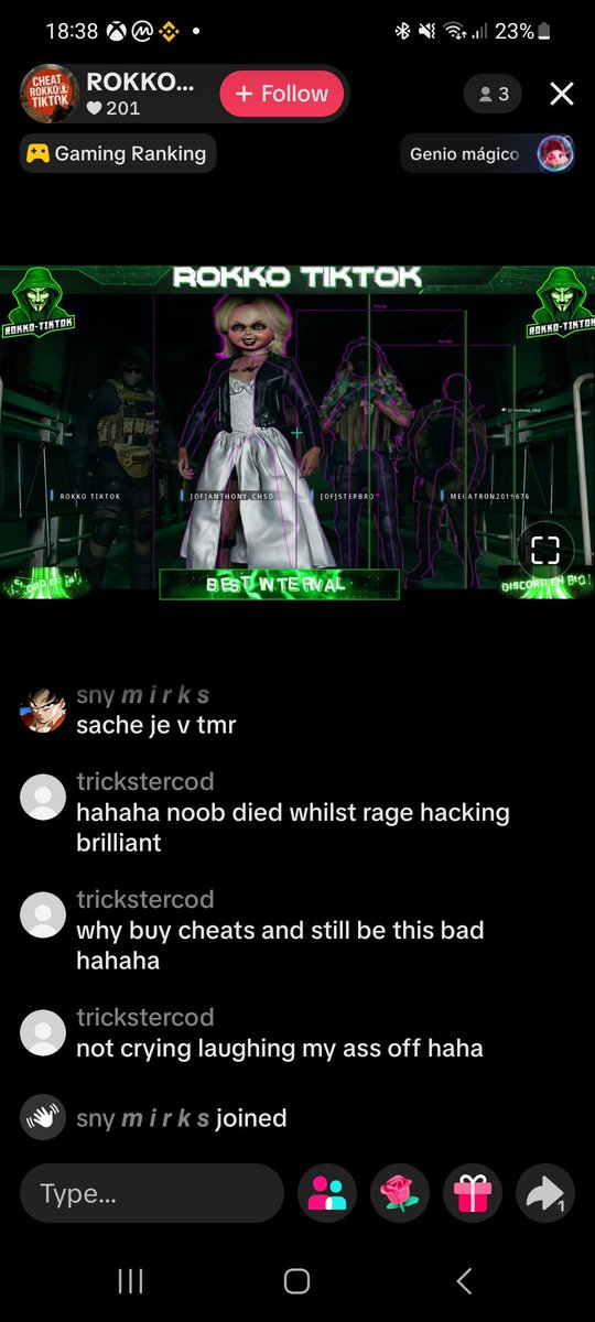IvueGuide's tweet photo. @Activision please fix your game or at least ban blatant cheats 

Playing live now and you can't detect it seriously?? https://t.co/oKu4aV7w3F