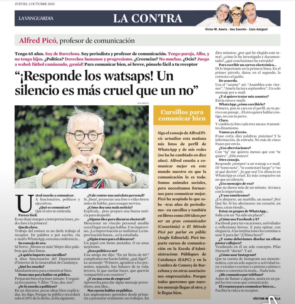 iglezfe's tweet image. Frase del día: "la improvisación buena es la estudiada" (Alfred Picó en @LaVanguardia).