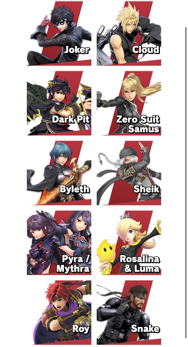 slaaszher's tweet image. my top 10 but I only play the top 5-6 in bracket
