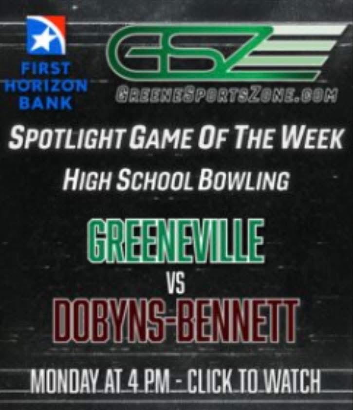 Tomorrow’s match vs Dobyns-Bennett!⬇️

GreeneSportsZone has picked us as the #FirstHorizonBank Spotlight Sport of the Week broadcast! You can watch here: youtube.com/@GreeneSportsZ…
Pre-game coverage begins at 4:00pm and the match begins at 4:15pm!😈🎳💚 #Team20 #20thAnniversary