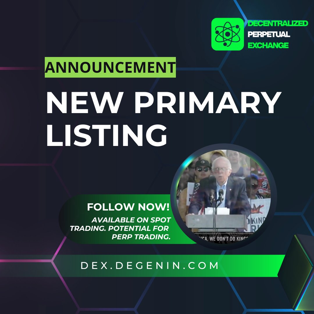 ⭐️Decentralized Perpetual Exchange is announcing exclusive primary listing for $NOKINGS x.com/MarioNawfal/st…

✅Currently available on spot trading, with the potential to be listed on perpetual trading.

🔗Trade now: dex.degenin.com/spot/bsc/NOKIN…
 $ETH $pDGN