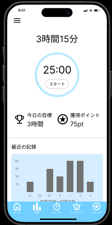 nneprogramming's tweet image. タイマーアプリのUIデザインし始めてるんですけど
こんな感じでどうですか?
個人的には物足りない感じなんですけど
他のアプリ見てるとシンプルなのが多かったので...
アドバイスください!
#個人開発