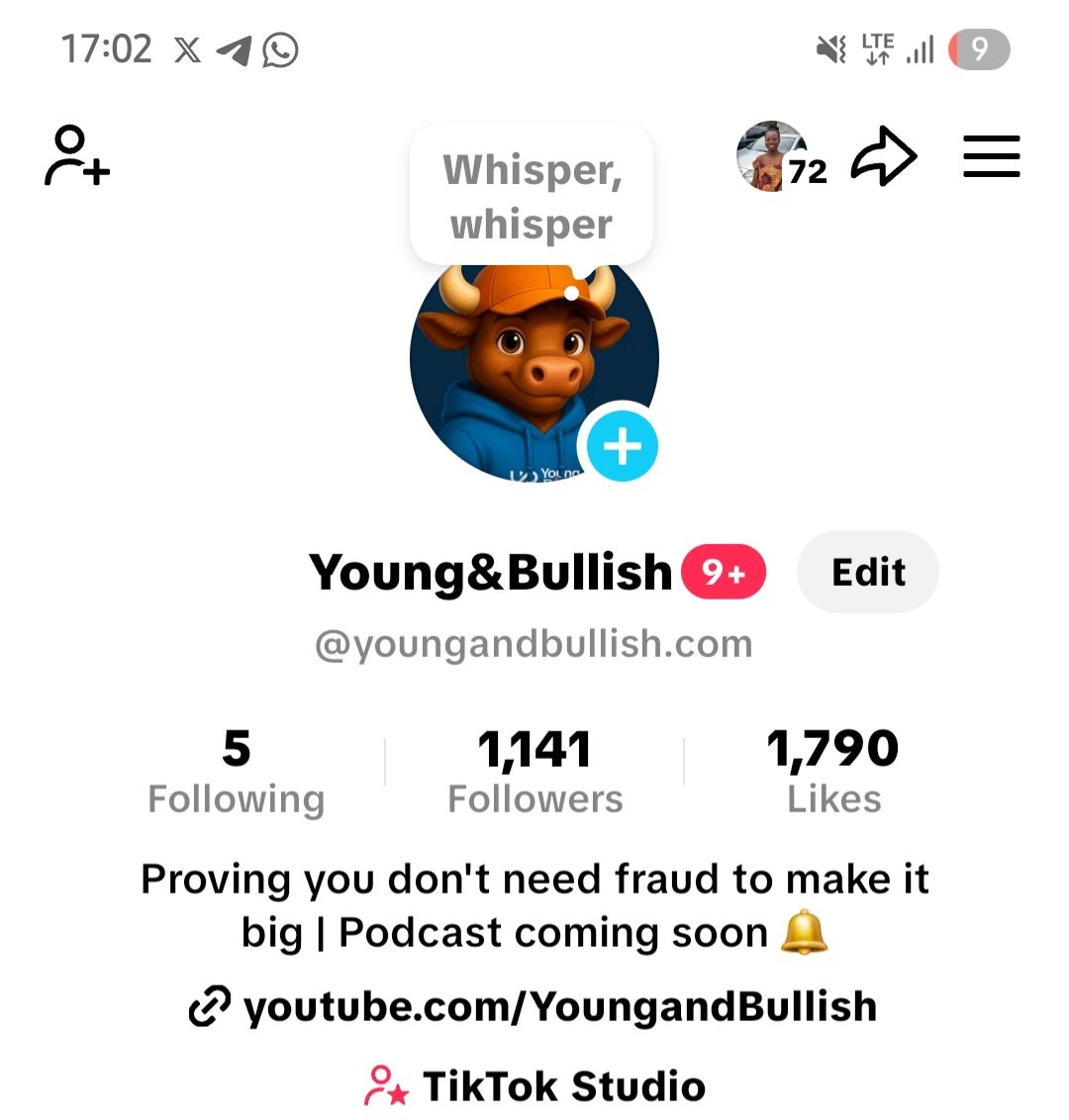 I dey burst my own brain guy 😂❤️

Lfg 🔥 

1,000 Followers milestone Hit 

P.S. Anticipate celebratory dance video 😂