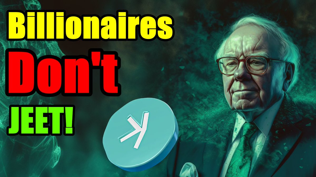 These Sellouts are going to F--- Themselves. Kaspa FTW!
#kaspa $kas

youtube.com/live/i6yeNxGD-…