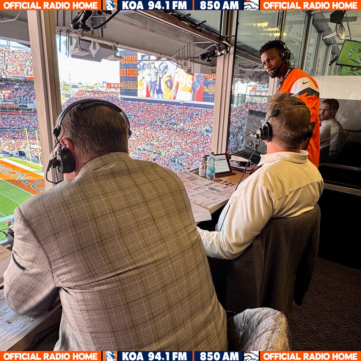 .<a href="/ESanders_10/">Emmanuel Sanders</a> joining the KOA broadcast booth to talk about DT #LLDT 🧡💙