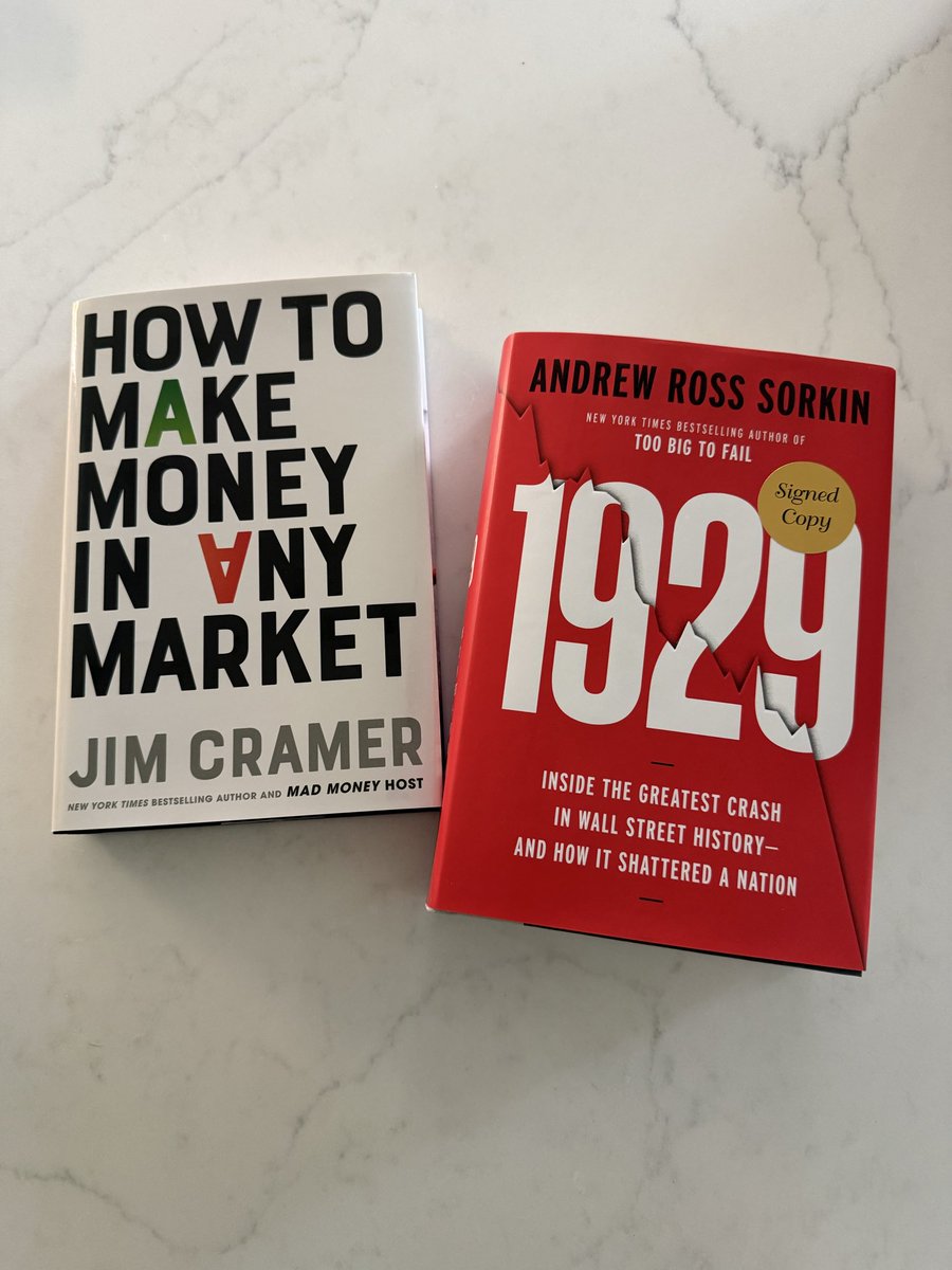 GD_Morris's tweet photo. @andrewrsorkin @TheAtlantic @andrewrsorkin The excerpt got me hooked, drove down to the local book store and picked it up to get it started. Picked up a copy of @jimcramer along the way. Can’t wait! https://t.co/t2WyKeobvM