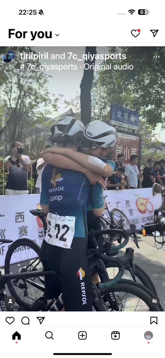 #uciwwt #TOG2025 last race together as team mates 🥲 Tiril and Mari 😍