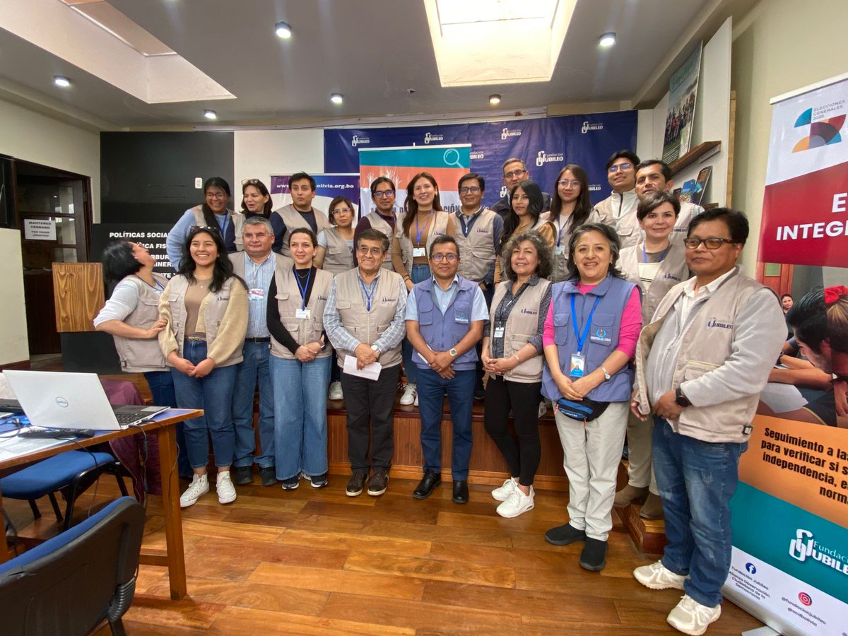 El trabajo coordinado es esencial para garantizar procesos electorales transparentes, inclusivos y con pleno respeto a los #DerechosHumanos.

Hoy visitamos las misiones de observación electoral de Observa Bolivia y Jubileo, así como las instalaciones de la Coalición Nacional