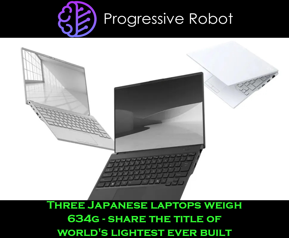 ProgresiveRobot's tweet image. 💻 Featherweight champion of the world.
The Fujitsu UX-K3 weighs just 634g, sharing the title of world’s lightest laptop with two other Japanese icons. 🇯🇵
Powered by Intel Core Ultra 7 255U, it’s light, strong, and ready to fly.
✈️#Fujitsu #UXK3 #LightestLaptop #TechInnovation