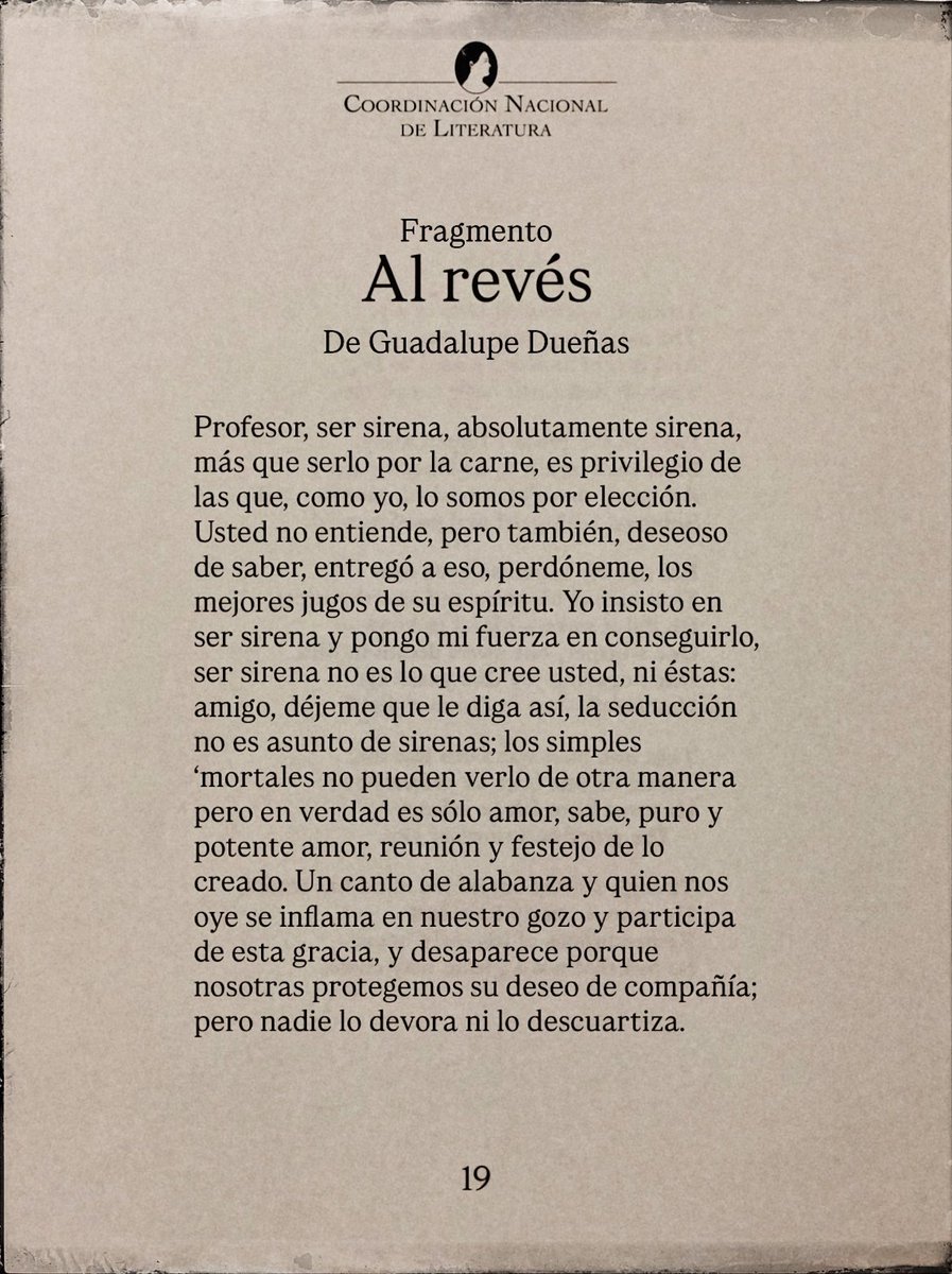 A 115 años de su nacimiento, hoy recordamos a la cuentista mexicana Guadalupe Dueñas, una de las voces más singulares de la narrativa breve del siglo XX, con un fragmento de su relato Al revés, el cual forma parte del libro Tiene la noche un árbol, publicado en 1958.