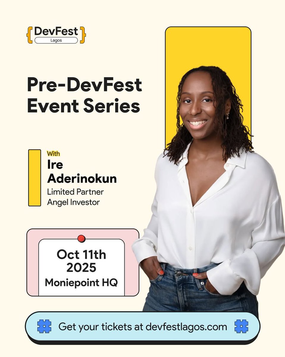 photofola's tweet image. 🚀 New Tech Content Coming Soon! I recently attended an incredible tech event featuring some of the brightest minds in the industry — including Ire Aderinokun, Nifemi Adeyemi, and Chukwuemeka Chukwurah.  I’ll be dropping both a short and a full video from the event soon