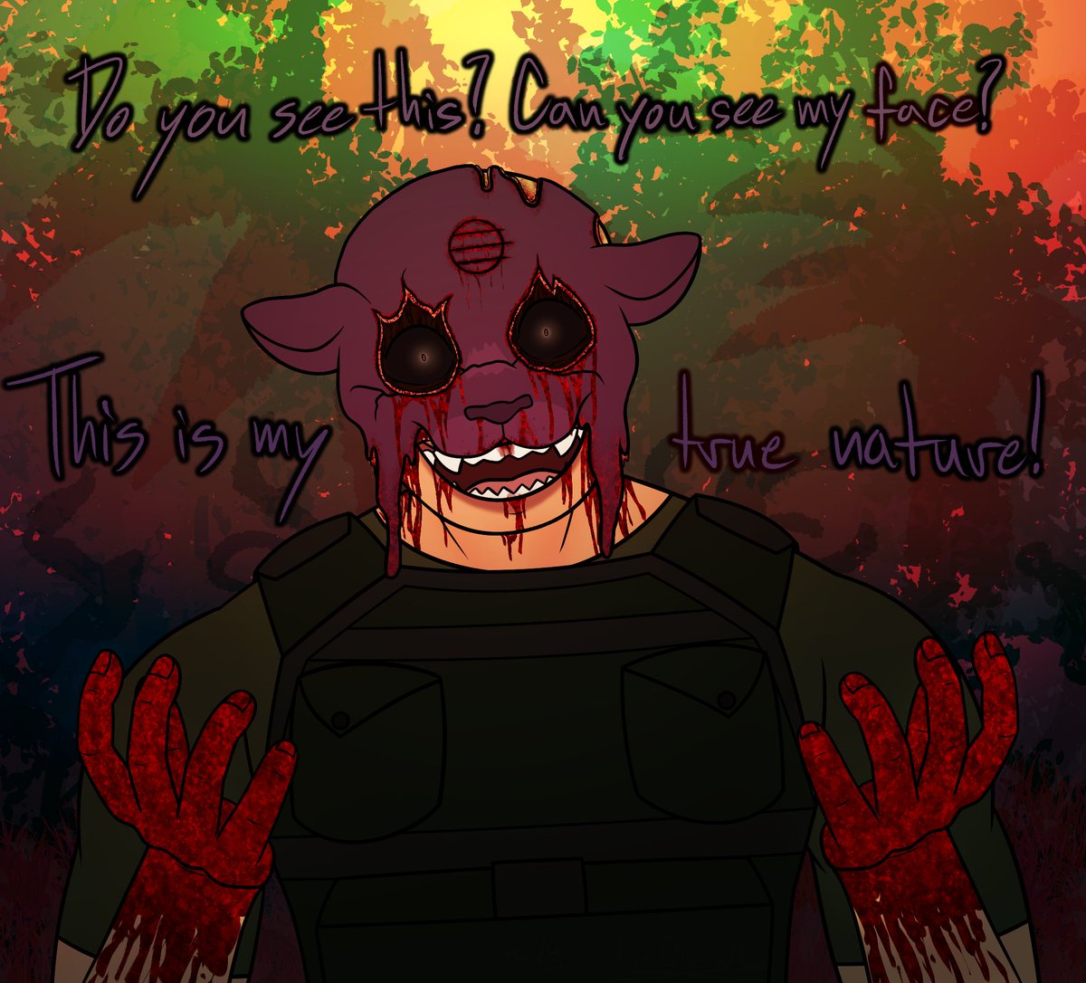 #19 - True Face

Missed opportunity to just call it "True Nature" but whatever!!!
I think I cooked with this one actually! :D