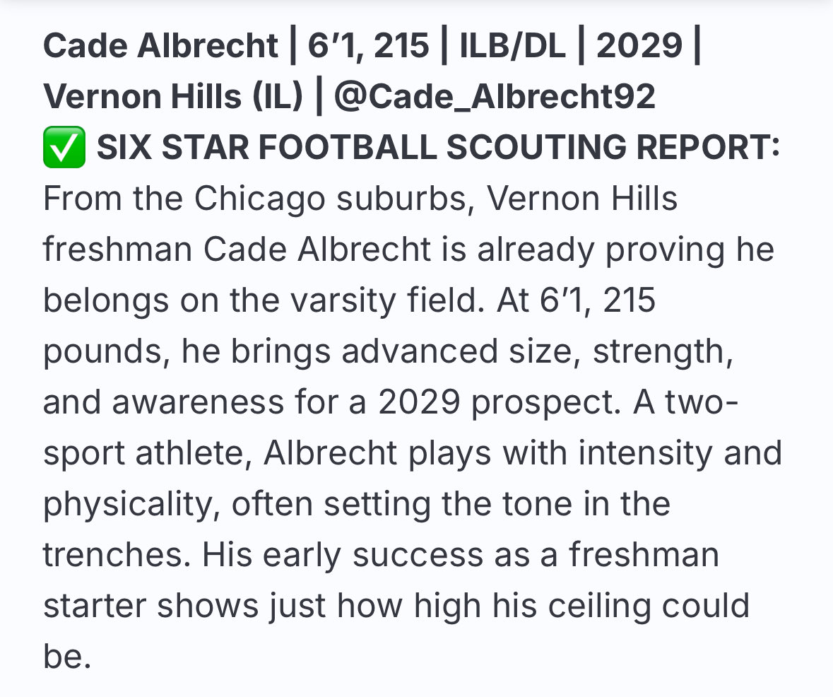 Cade Albrecht tweet media