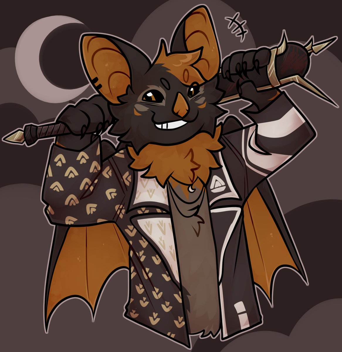 bat on bat. yup 🦇🎃