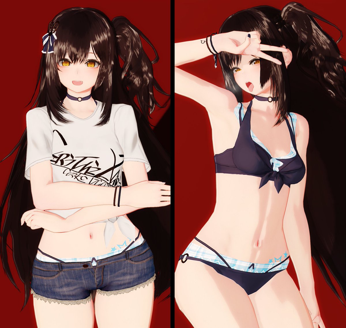 普段使わない髪型を使うなどした