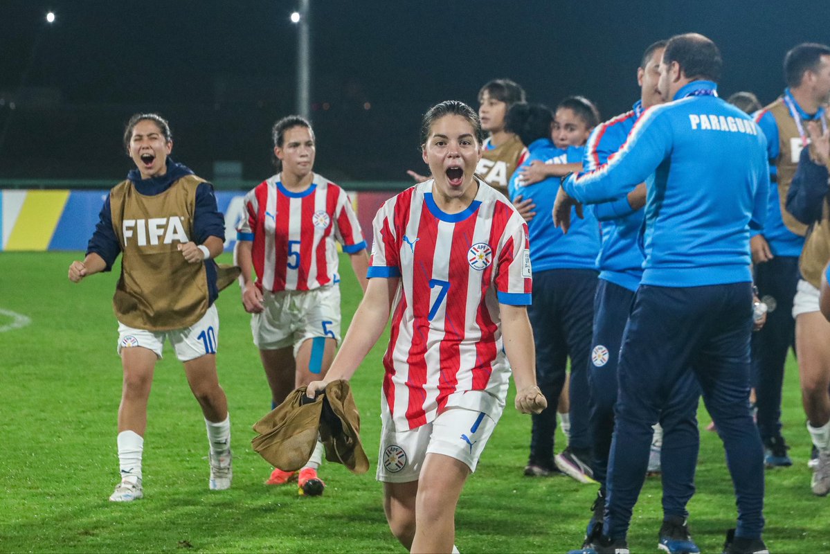Albirroja's tweet image. Primeros tres puntos en la @FIFAWWC 🏆
¡𝙑𝙖𝙢𝙤𝙨, 𝙋𝙖𝙧𝙖𝙜𝙪𝙖𝙮! 🇵🇾