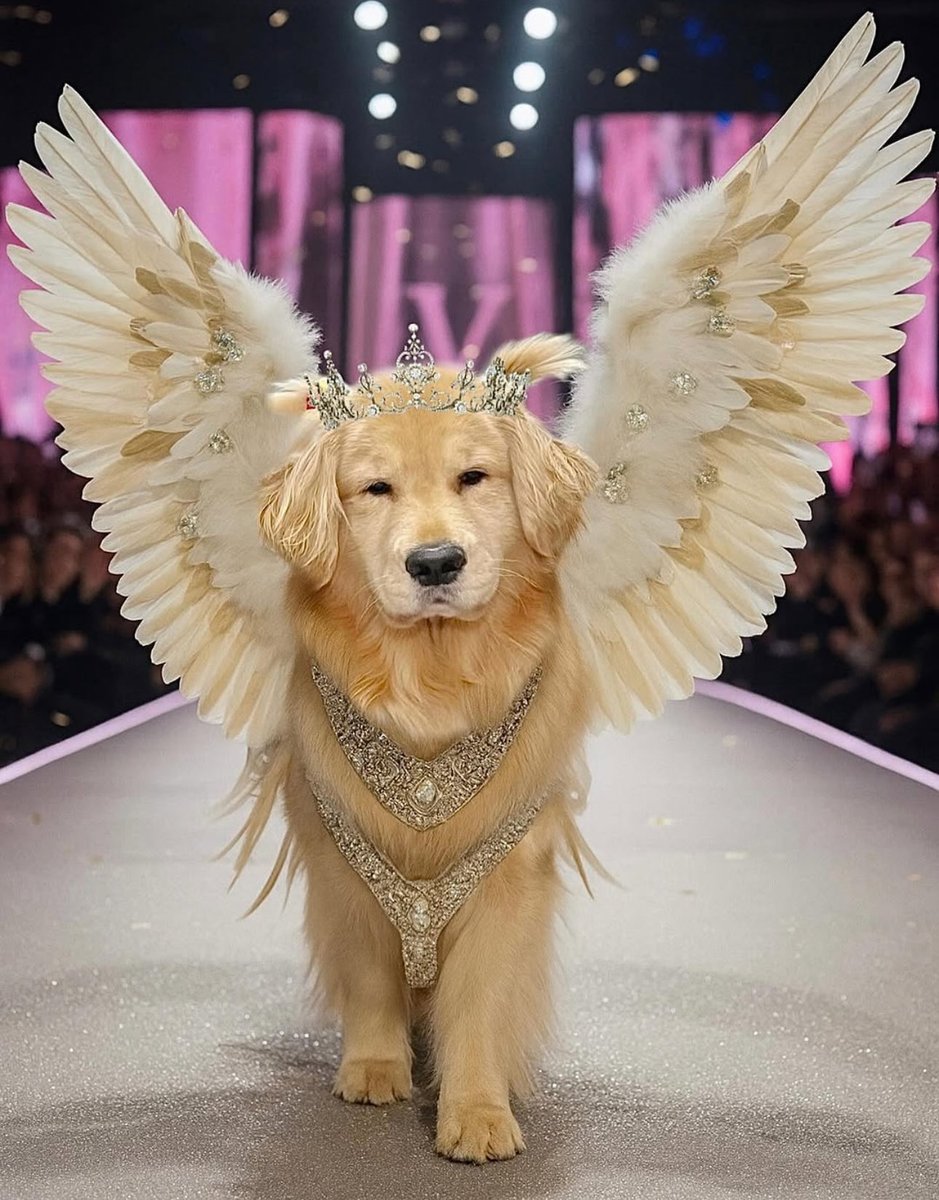 Puppieslover's tweet image. goldens are living proof that god sent us angels  and this one even came with wings to remind us 🪽✨
