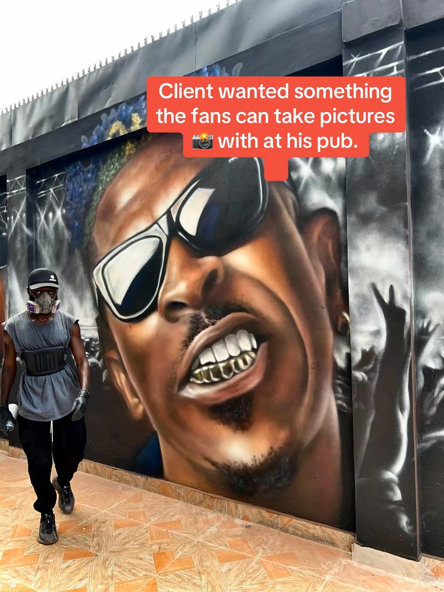 Afroheadgh1's tweet photo. A commission job 💰💰
A full spray paint job 
🎨🎨

#shattawale
#ShattaFest2025 https://t.co/TYfaKOaTin