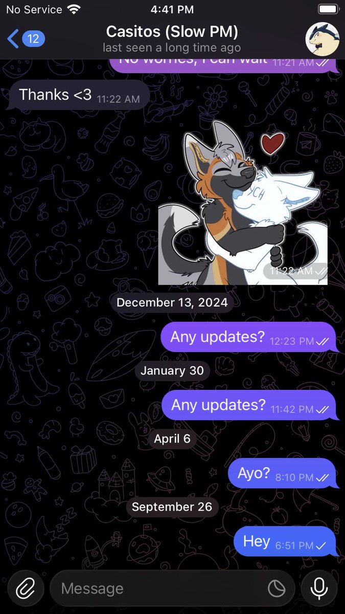 Hey everyone just figured I’d give my personal experience with <a href="/SirCasitos/">Casitos</a> when commissioning a fursuit. I had made a call out post over a year ago which I was asked to take down and was assured my suit would be made. At this point I just want a refund. This was paid for in 2022
