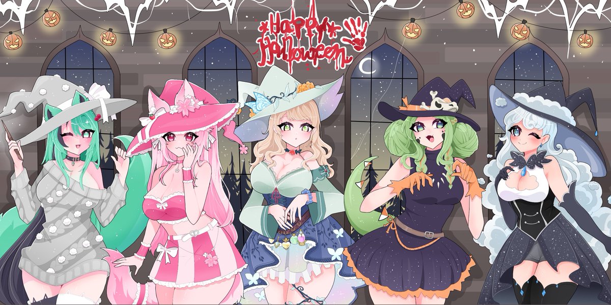Are You Ready To Get Spooky With Us? 🎃
<a href="/VixxieSakura/">☕🌸 Vixxie Sakura 🌸☕</a> 🌸☕️
<a href="/SpookieRose/">Spookie👻🥀</a> 👻 🥀
<a href="/TaraRaizu/">Tara 🦖 Art + Live2D</a> 🦖
<a href="/CloudyClairity/">Cloudy Clairity</a> 🌦
🎨 - @/Lanakuma
#PintOfGiggles #VixxieDoodles #Spookieluv #ClairARTy