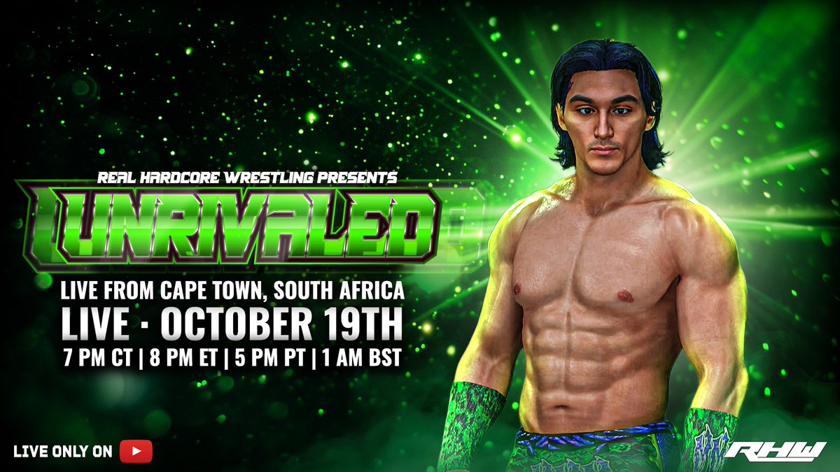 TheeGlowStruck (@theeglowstruck) on Twitter photo Seeing Green? ๐
Highly recommended you go check out The Premiere of <a href="/RHW_official/">real hardcore wrestling</a> UNRIVALED!!
The show goes down tonight, at 8 PM Eastern and 7 PM Central as well as the other times below. Seeing Green? ๐
Highly recommended you go check out The Premiere of <a href="/RHW_official/">real hardcore wrestling</a> UNRIVALED!!
The show goes down tonight, at 8 PM Eastern and 7 PM Central as well as the other times below.