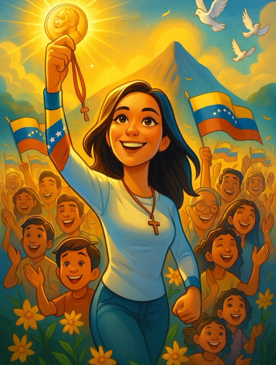 JonathanC03's tweet image. October has been a fantastic month, with the Nobel being awarded to a woman (@MariaCorinaYA) who has fought tirelessly against dictators, narco-regimes, and kidnappers in Venezuela. #venezuelalibre #justicia #nomaspresospoliticos #libertad