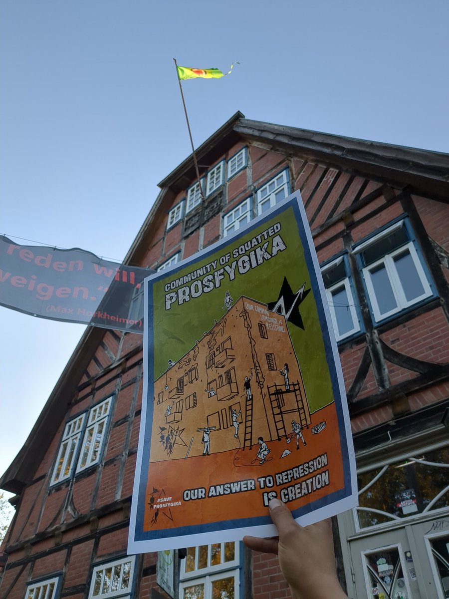 IntSaveprosfgk's tweet photo. Internationalist #saveprosfygika tour, Day 3

From the presentation and discussion in the Gasthof Meuchefitz, in the countryside in Wendland, a region with a long history of resistance and struggle of the
anti-nuclear-movement. https://t.co/fFZF2hhFOa