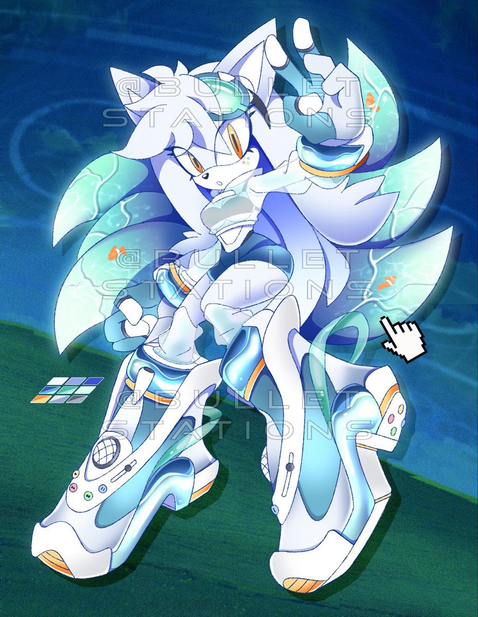 ADOPTABLE 100 🏆 —> 

FRUTIGER AERO KITSUNE
Codename: ‘SYSTEM’

Auction below ⬇️

#sonic #adoptable