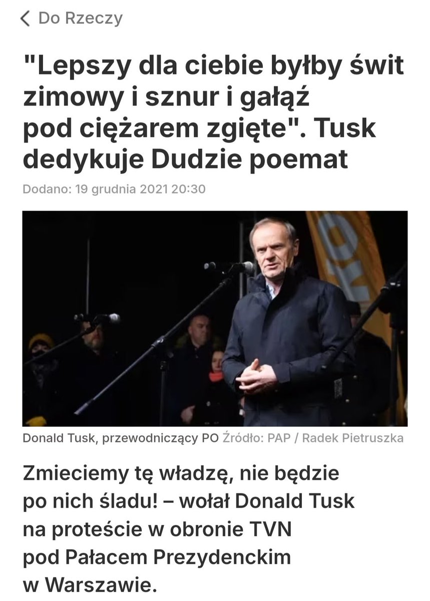 <a href="/Adamowicz_Magda/">Magdalena Adamowicz</a> Wesoła wdówko, zaadresuj te słowa do swojego przyjaciela <a href="/donaldtusk/">Donald Tusk</a>.