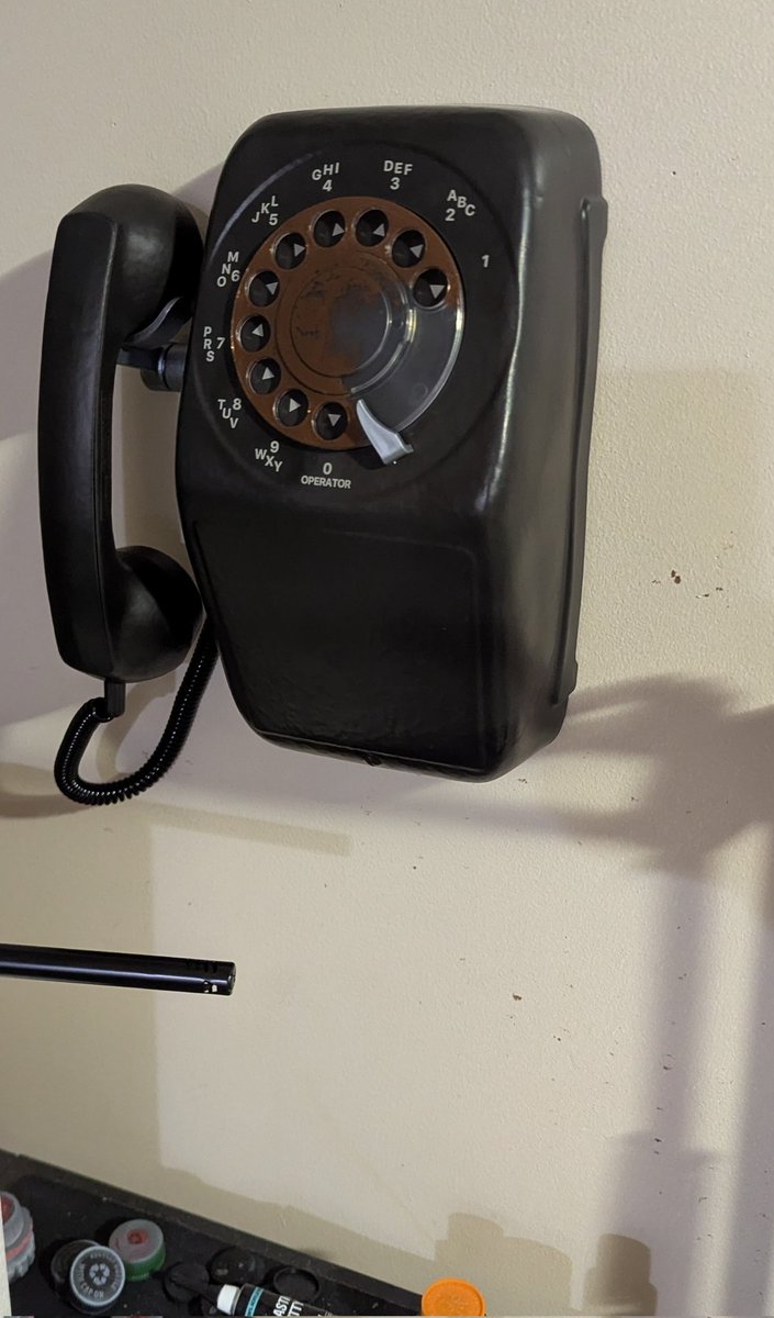 Got the Black Phone 2 promo from AMC and put it on the wall.
Why do you suppose it keeps ringing though? Should I answer? 😁