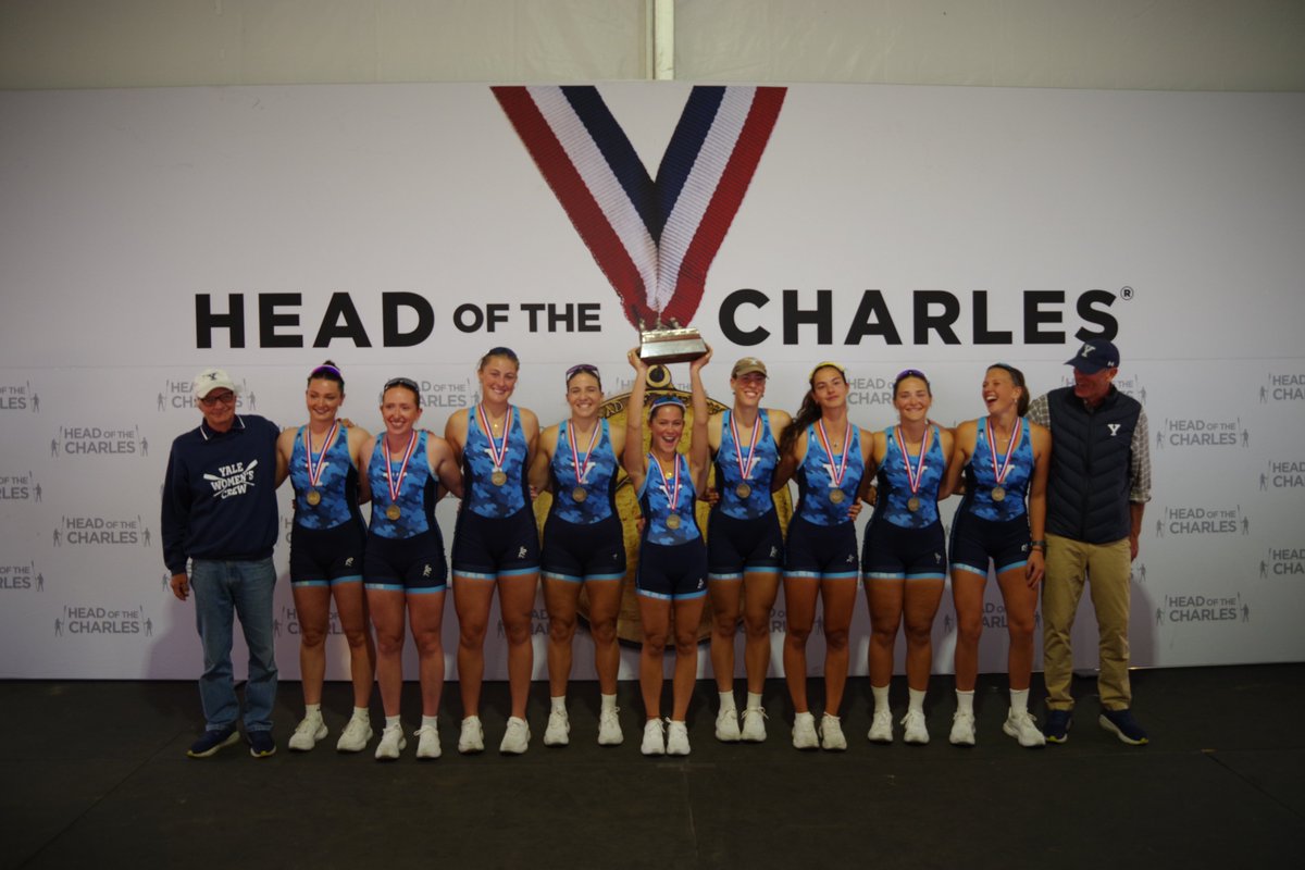 Collegiate Eight Title✅
Junior Varsity Title✅
Successful weekend at the Head of the Charles✅

The Bulldogs wrapped up their fall slate with gold medal finishes across all three crews that competed at the regatta!🥇🏆

#ThisIsYale