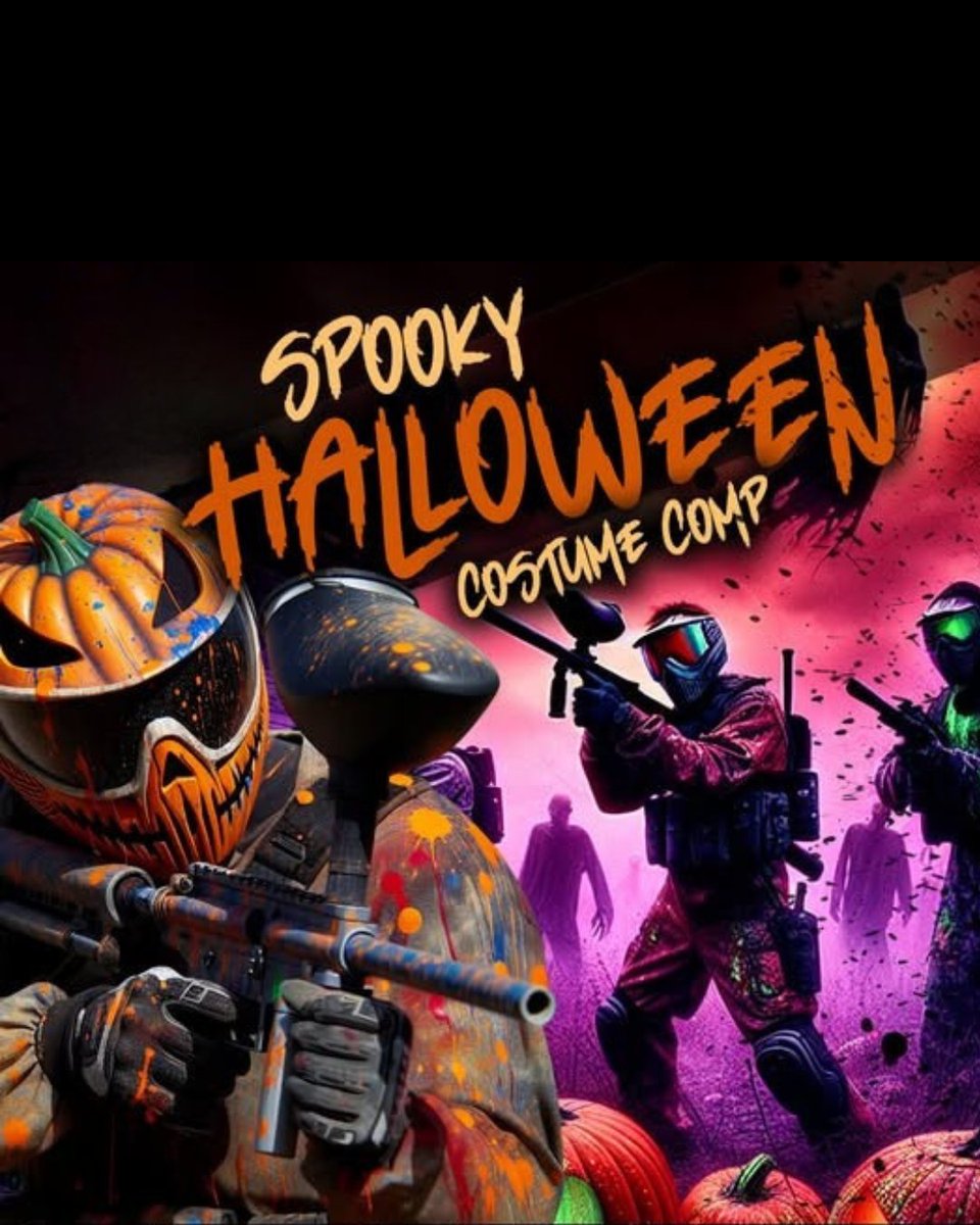 SydneyPaintball's tweet photo. Starting Monday 27th Oct to Sunday 2nd Nov, you can WIN $150, plus get a FREE Emek pro for hire, and BONUS paintballs!

The first 40 players that rock up in SPOOKY costume, will get the FREE Emek pro upgrade.

#ActionPaintballGames #Halloween #Paintball https://t.co/6gFecHPxAT