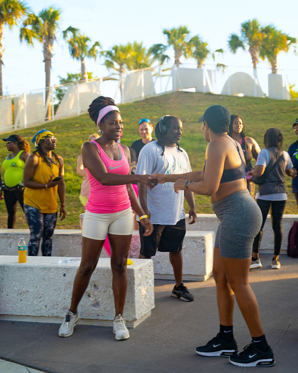 The Florida heat is finally easing up, so no excuses. Show up! Walk &amp; HIIT with Jolisa and Josalyn is a fun 3-mile walk with energizing HIIT checkpoints designed for every fitness level. Expect movement, motivation, and plenty of good vibes.

Lace up and kick off the weekend