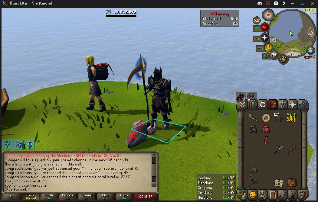 SwiftmendRS's tweet image. Maxed on top of finishing grid. Grid finished late, around 20 hours. 2 days 14 hours played total