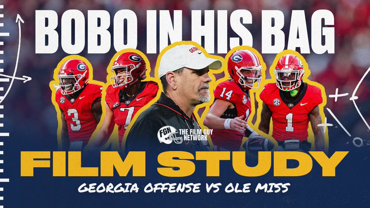 FILM: Georgia was damn near offensively perfect Saturday. 

Here’s how 

youtu.be/nw8yxOZBsuo?si…