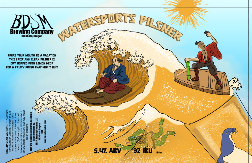 BdsmBrewing's tweet photo. The Watersports Pilsner is fermenting away, expecting it to be finished by the end of the month.  Do you wanna get your hands on a can or six?  Make sure you follow along!
Cheers! https://t.co/eXjhQhpsNs