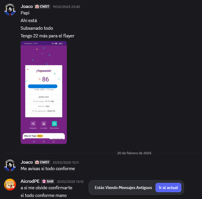 SopaSeca69's tweet photo. En la primera semana de febrero se contactó con él ya que teníamos planeado realizar un evento para la comunidad de Daarick que en ese entonces era de “pavos y pavas”. Desde ese momento se acordó un tiempo estimado junto con un presupuesto de 1150 soles + 50 dolares https://t.co/gSY0oRgzw6
